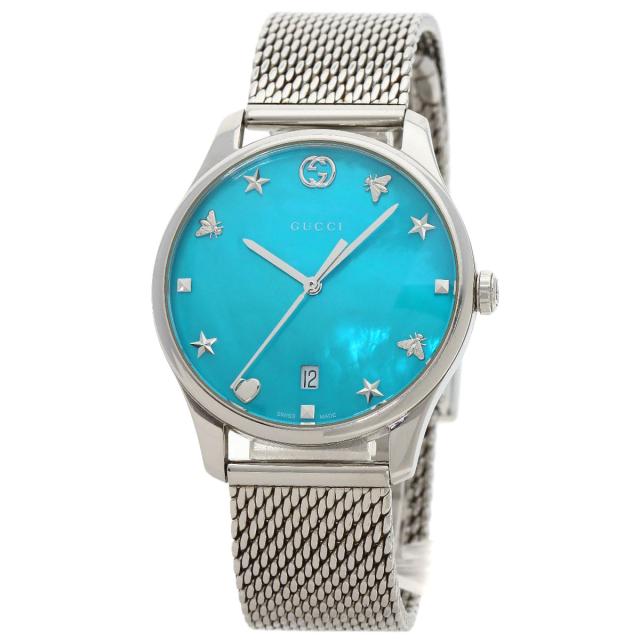 動作OK GUCCI グッチ Gタイムレス ホログラム 126.4 腕時計 グッチ GUCCI 126.4 Gタイムレス 腕時計 SS 126.4 メンズ