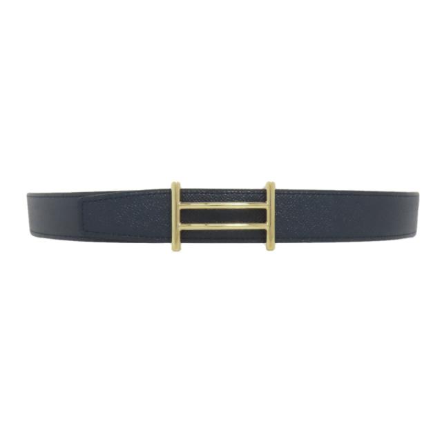 エルメス HERMES Hベルト ゴールド金具 ベルト エプソン メンズ 中古
