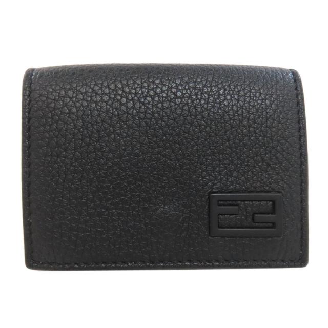 フェンディ FENDI 7M0280  ロゴ  二つ折り財布（小銭入れあり） レザー レディース  中古_1