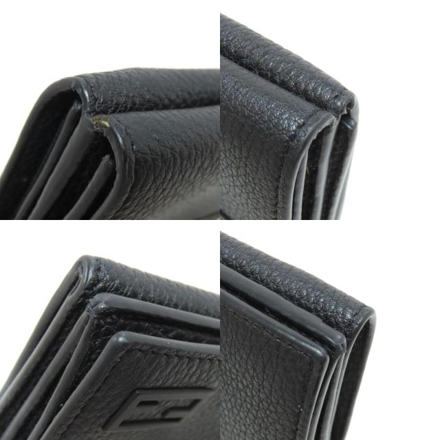 フェンディ FENDI 7M0280  ロゴ  二つ折り財布（小銭入れあり） レザー レディース  中古_9