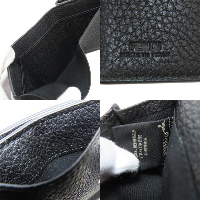 フェンディ FENDI 7M0280  ロゴ  二つ折り財布（小銭入れあり） レザー レディース  中古_6