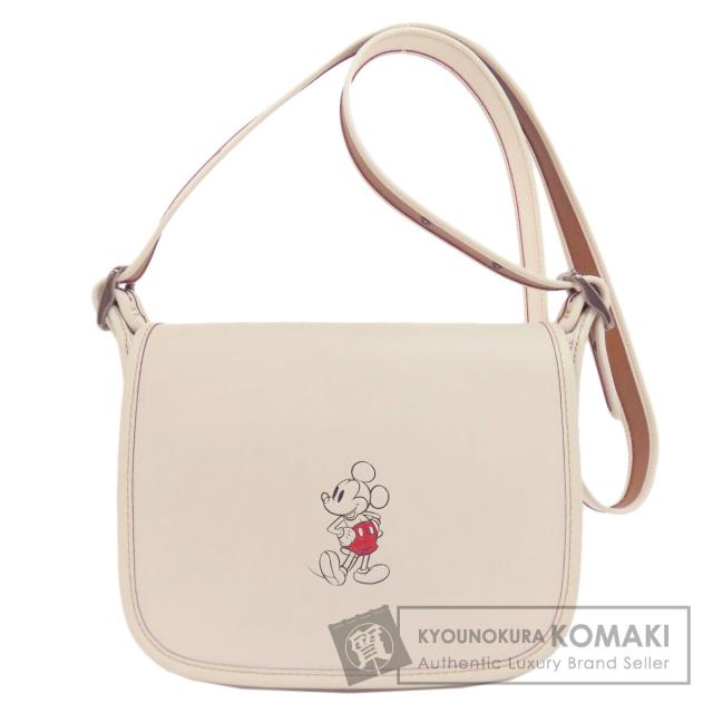 コーチ COACH F59359  ミッキーマウス  ショルダーバッグ レザー レディース  中古