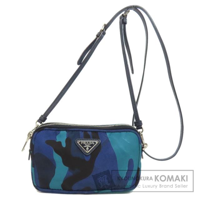 プラダ PRADA  カモフラージュ柄 ミニショルダー  ショルダーバッグ ナイロン素材 中古