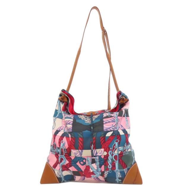 エルメス HERMES シルキーシティ ショルダーバッグ シルク レディース 中古_1