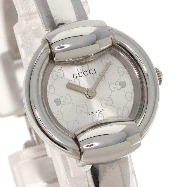 美品！GUCCI 1400L ステンレススチール 時計 グッチ GUCCI 1400L ラウンドフェイス 腕時計 ステンレス