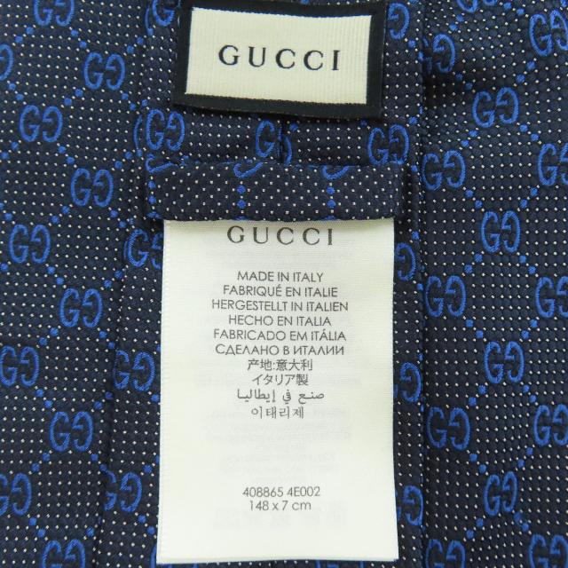 グッチ GUCCI GG柄 ネクタイ シルク メンズ 中古 ネクタイ