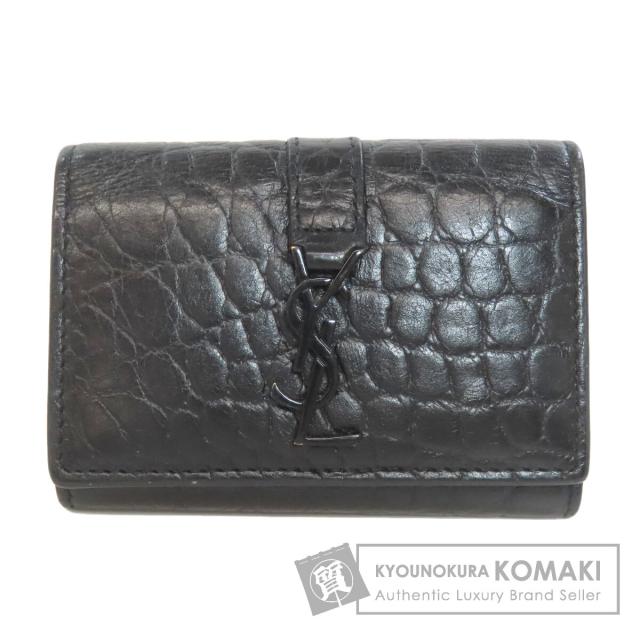 ○SAINT LAURENT レザー キーケース サンローラン カサンドラ エンベロープ キーケース（グレインレザー） | Saint