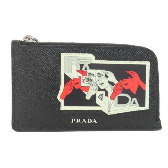 プラダ PRADA リアルライフコミックス コインケース サフィアーノ レディース 中古_1