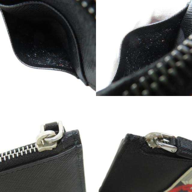 プラダ PRADA リアルライフコミックス コインケース サフィアーノ レディース 中古_8