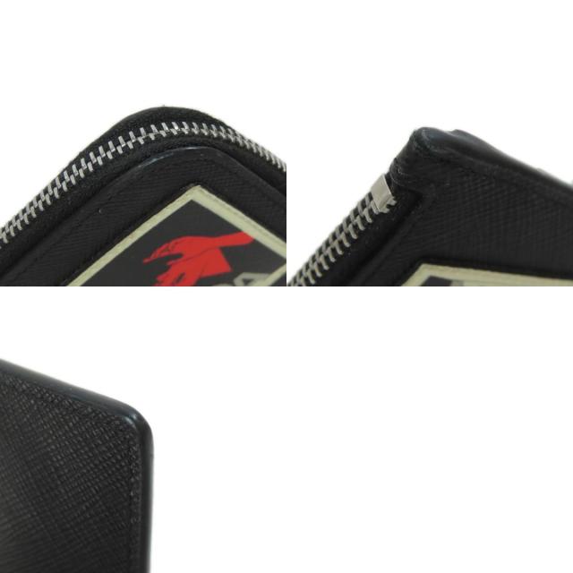 プラダ PRADA リアルライフコミックス コインケース サフィアーノ レディース 中古_9