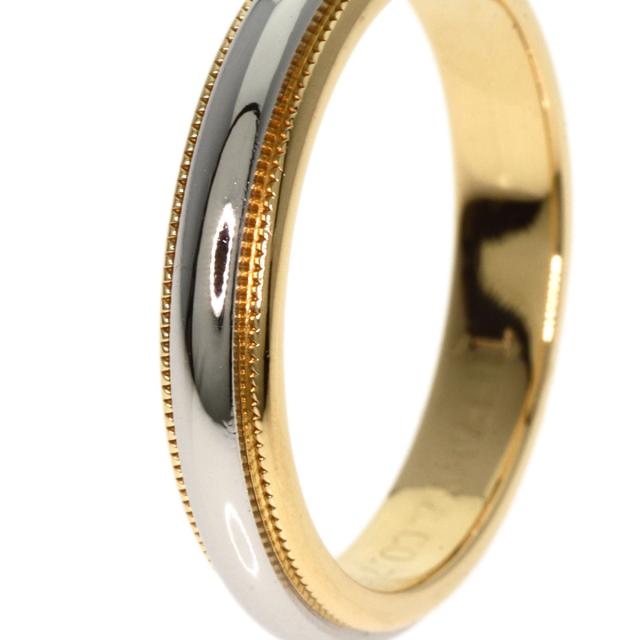 ティファニー TIFFANY&Co. ミルグレイン リング・指輪 プラチナPT950  