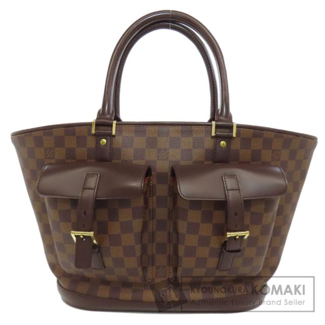 ルイ・ヴィトン ダミエ・マノスク GM トートバッグ N51120-0-2