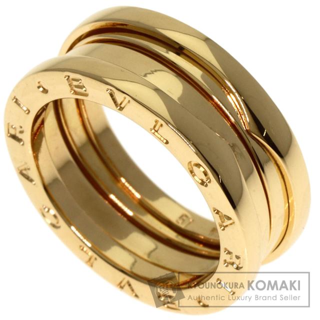 ブルガリ BVLGARI  B-zero1 ビーゼロワン 2バンド #51  リング・指輪 K18イエローゴールド 中古