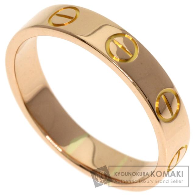 カルティエ CARTIER ミニ ラブリング リング・指輪 K18ピンク カルティエ CARTIER ミニ ラブリング リング・指輪 K18ピンク