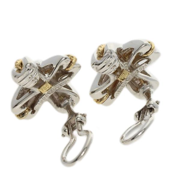 ティファニー TIFFANY&Co. シグネチャー クロス イヤリング シルバー レディース 中古_2