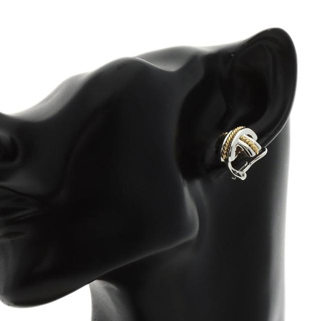 ティファニー TIFFANY&Co. シグネチャー クロス イヤリング シルバー レディース 中古_3
