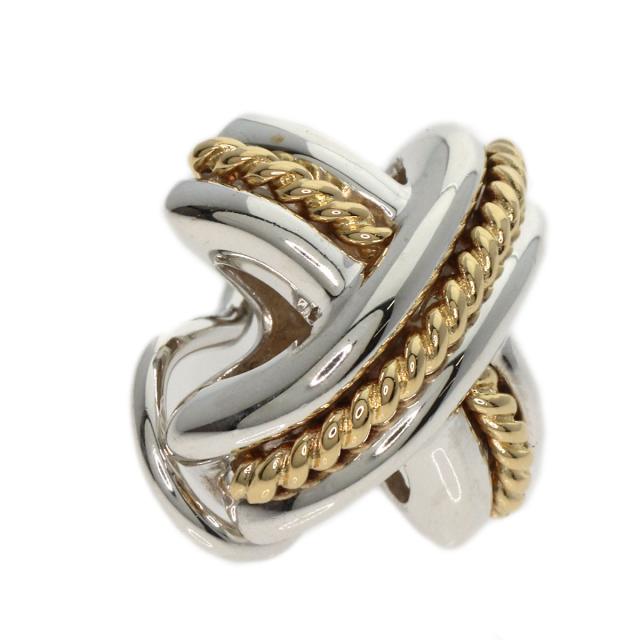 ティファニー TIFFANY&Co. シグネチャー クロス イヤリング シルバー レディース 中古_4