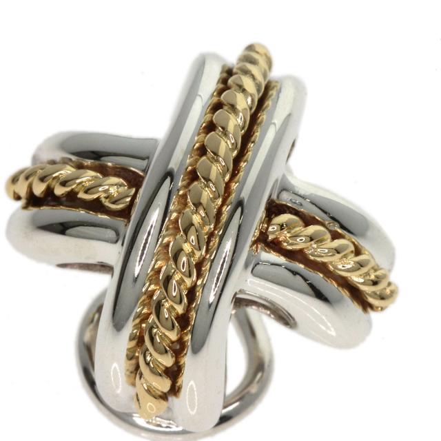 ティファニー TIFFANY&Co. シグネチャー クロス イヤリング シルバー レディース 中古_6
