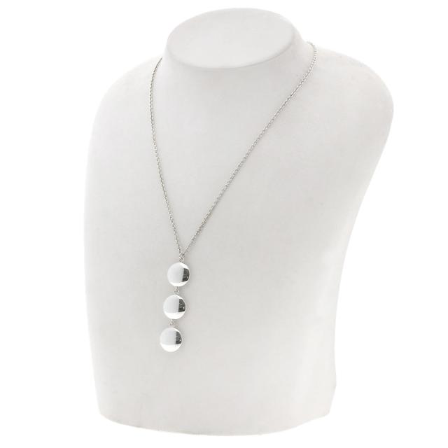 ティファニー TIFFANY&Co. トリプル サークル ネックレス シルバー レディース 中古_5