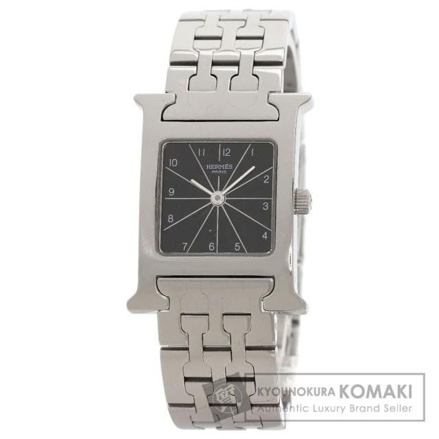 エルメス HERMES HH1.210  Hウォッチ  腕時計 ステンレススチール SS   レディース  中古