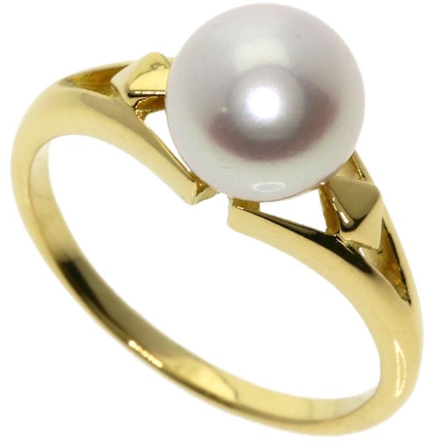 MIKIMOTO ゴールド バングル アコヤ真珠付き　K18 MIKIMOTO ミキモト バングル 18金 K18イエローゴールド