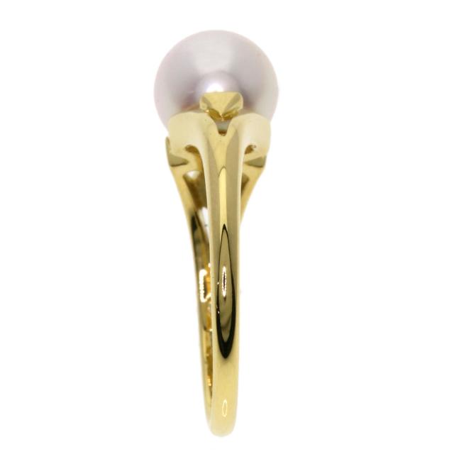 ミキモト　MIKIMOTO あこや真珠　ベビーパール　　リング　指輪　K18 MIKIMOTO ミキモト ベビーパール リング・指輪 K18イエロー