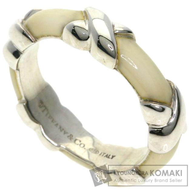 ティファニー TIFFANY&amp;Co.  エナメル  リング・指輪 シルバー レディース  中古
