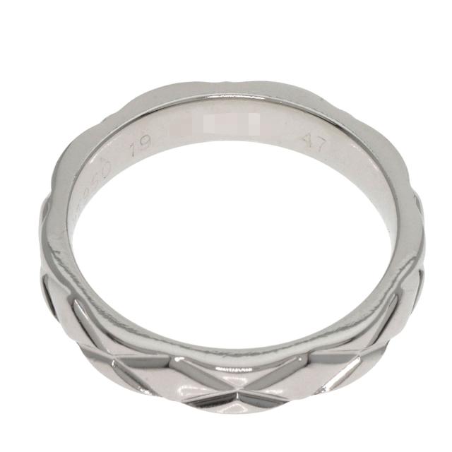 シャネル CHANEL マトラッセ ミディアム #47 リング・指輪 プラチナ