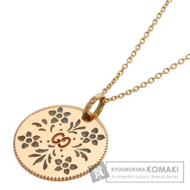 グッチ GUCCI  アイコン ブルーム  ネックレス K18ピンクゴールド レディース  中古