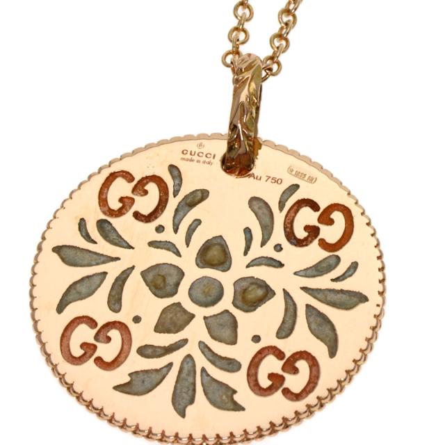 グッチ GUCCI  アイコン ブルーム  ネックレス K18ピンクゴールド レディース  中古_5