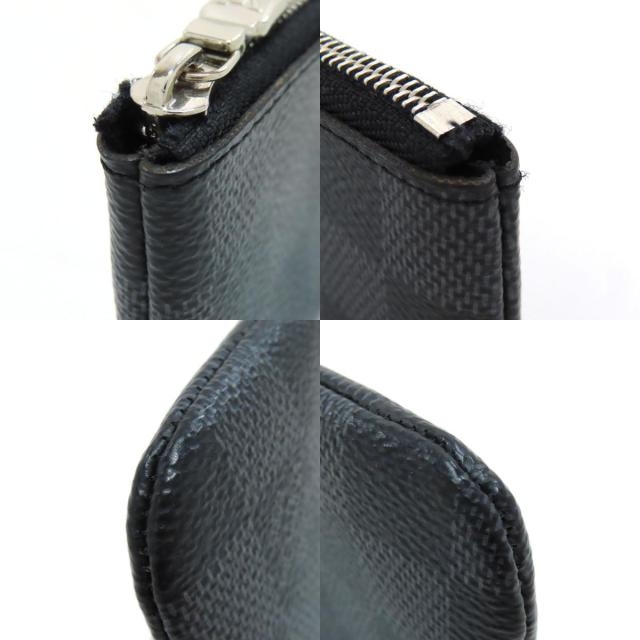 ルイヴィトン LOUIS VUITTON N60155 ポシェット・クレ コインケース ダミエキャンバス メンズ 中古_9