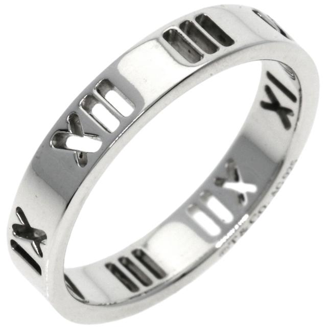 ティファニー TIFFANY&Co. リング アトラス シルバー 美品 アクセサリー（指） ティファニー TIFFANY\u0026CO. アトラス ナロー リング 30540417 指輪