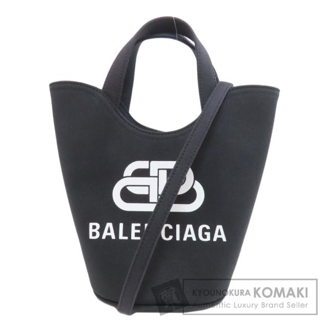 バレンシアガ BALENCIAGA 619979  バケット 2WAY  ハンドバッグ キャンバス レディース  中古