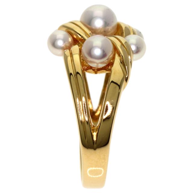 ミキモト MIKIMOTO パール 真珠 リング・指輪 K18イエローゴールド レディース 中古_3