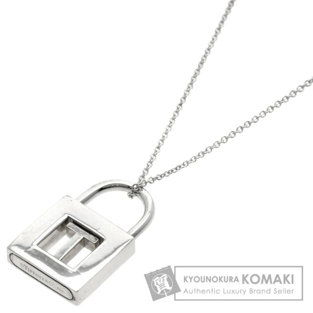 ティファニー TIFFANY&amp;Co.  イニシャル T カデナロック  ネックレス シルバー レディース  中古