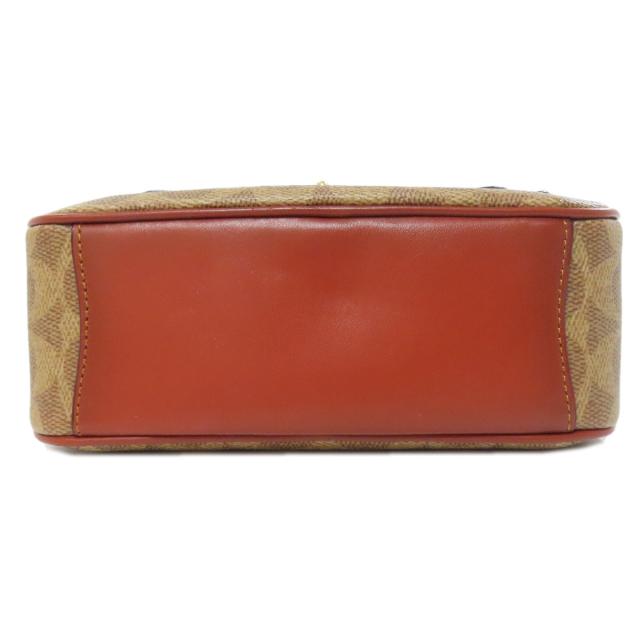 コーチ COACH C0694  シグネチャー  ショルダーバッグ PVC レディース  中古 コーチ COACH C0694 シグネチャー ショルダーバッグ PVC レディース 中古