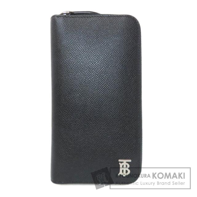 バーバリー BURBERRY ロゴ 長財布（小銭入れあり） レザー レディース 中古