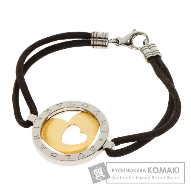 ブルガリ BVLGARI トンド ハート ブレスレット K18イエロー