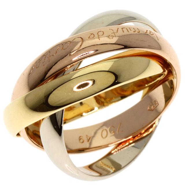 カルティエ 750 トリニティリング 49号 3連 9号 カルティエ Cartier