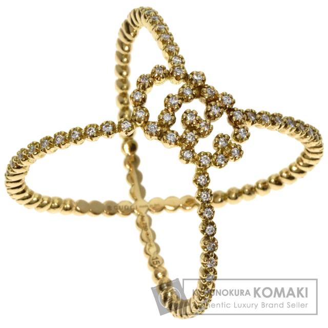 グッチ GUCCI  GG ランニング ダイヤモンド #15  リング・指輪 K18イエローゴールド 中古