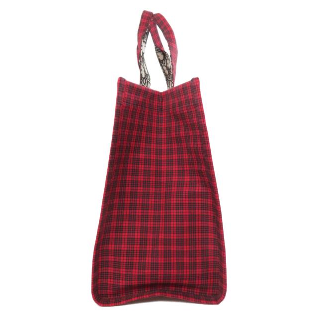 Dior チェック柄トートバッグ