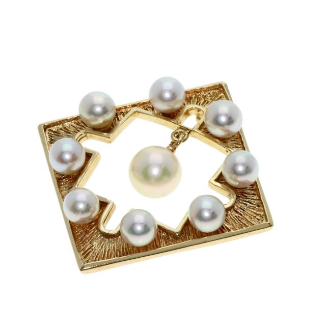 美品 ミキモト MIKIMOTO ペンダントトップ K14 パール 7.3mm レディース