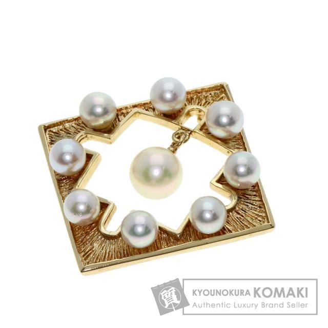 【極美品】【１円】ミキモト MIKIMOTO レディース ゴールデンパール ダイヤモンド ネックレス バロック 大珠 12.1ｍｍ×13.4ｍｍ K18 750 ミキモト(MIKIMOTO)ミキモト パールウォッチ 腕時計 時計 レディース