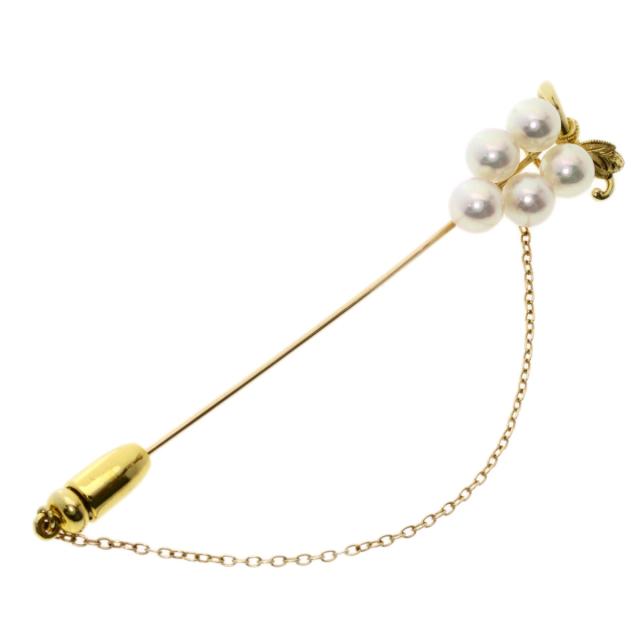 ミキモト MIKIMOTO パール 真珠 葡萄モチーフ ピンブローチ ブローチ