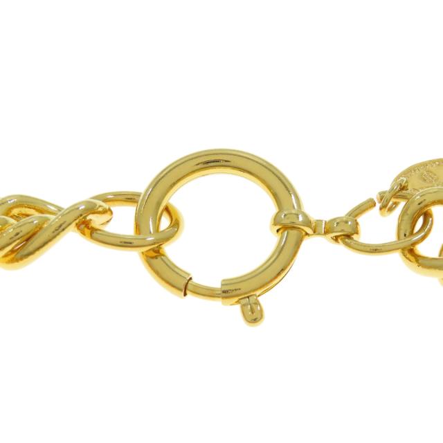 シャネル CHANEL ヴィンテージ ロゴプレート ブレスレット 金属製