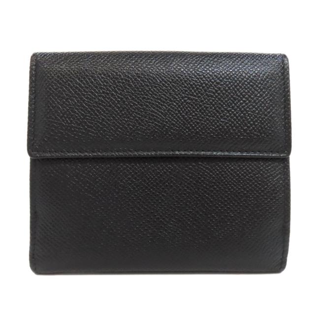 ブルガリ BVLGARI Wホックサイフ 二つ折り財布（小銭入れあり） レザー