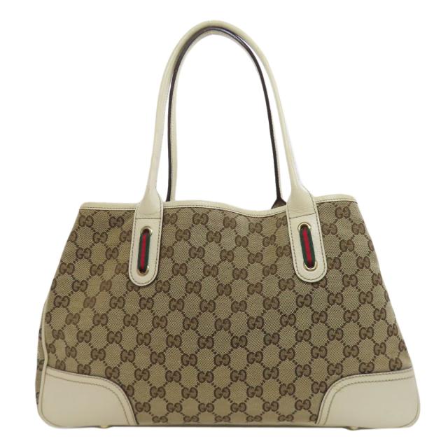 グッチ GUCCI 163805 GG プリンシー リボン トートバッグ キャンバス 