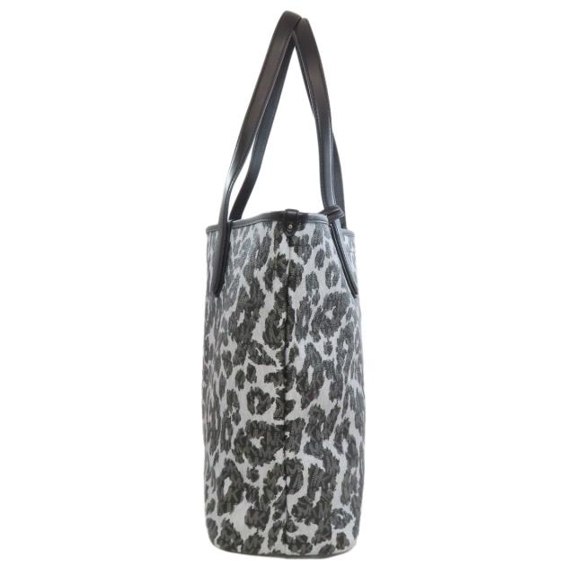 マイケルコース Michael Kors MKシグネチャー レオパード柄 トートバッグ レザー レディース 中古_3
