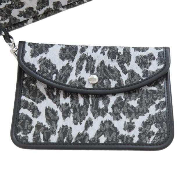 マイケルコース Michael Kors MKシグネチャー レオパード柄 トートバッグ レザー レディース 中古_7