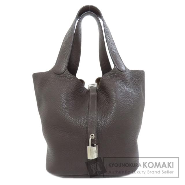 エルメス HERMES  ピコタンロックMM シルバー金具  ハンドバッグ トリヨン レディース  中古